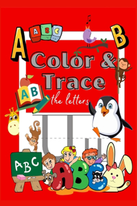 Color and Trace the Letters