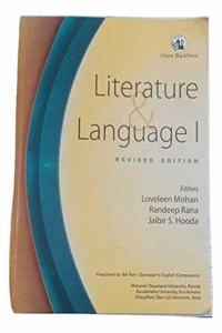 LANGUAGE AND LITERATURE 1 (MD UTY)