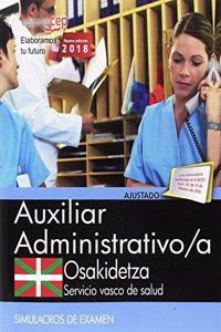 Auxiliar administrativo. Servicio vasco de salud-Osakidetza. Simulacros de examen