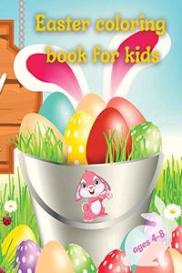 Easter coloring book for kids 4-8 years