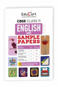 Educart CBSE English Core Class 11 Sample Paper 2024-25 (new 50% competency Qs)