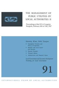 Management of Public Utilities by Local Authorities II