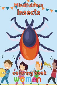 Mindfulness Insects Coloring Book Women