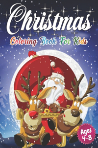 Christmas Coloring Book for Kids Ages 4-8