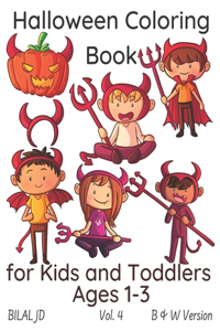 Halloween Coloring Book for Kids and Toddlers Ages 1-3