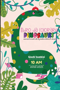 libro de colorare dinosauri
