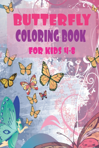 Butterfly Coloring books for kids 4-8