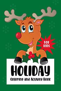 Holiday Coloring And Activity Book For Kids