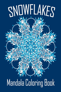 Snowflakes Mandala Coloring Book