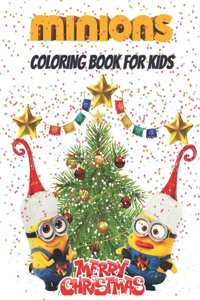 Merry Christmas Minions Coloring book for kids