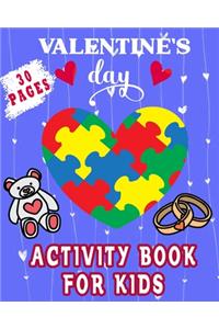 Valentine's Day Activity Book For Kids