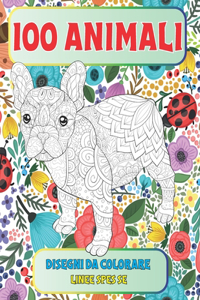 Disegni da colorare - Linee spesse - 100 Animali
