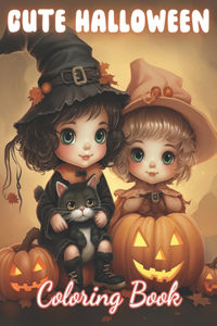 Cute Halloween Coloring Book