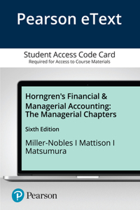 Horngren's Financial & Managerial Accounting