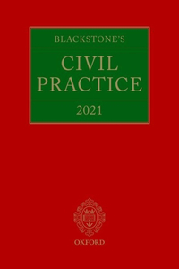 Blackstone's Civil Practice 2021