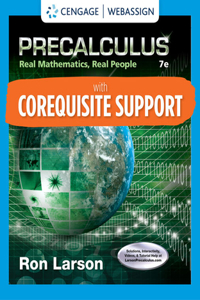 Webassign with Corequisite Support for Larson's Precalculus: Real Mathematics, Real People, Single-Term Printed Access Card