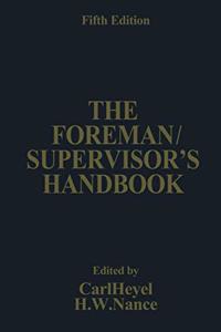 Foreman/Supervisor's Handbook