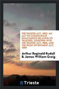 The Trustee Act, 1893