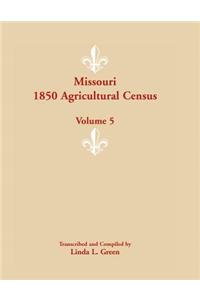 Missouri 1850 Agricultural Census