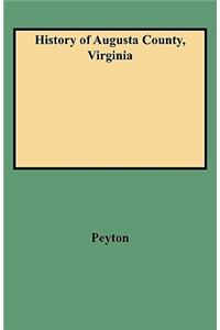 History of Augusta County, Virginia