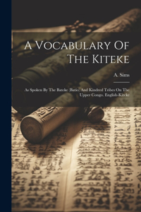 Vocabulary Of The Kiteke