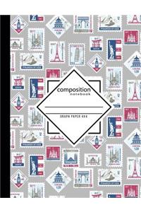 Composition Notebook Graph Paper 4x4
