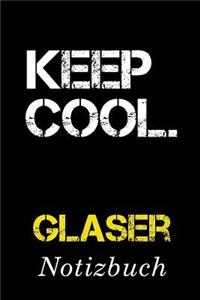 Keep Cool Glaser Notizbuch