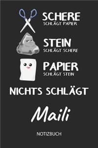 Nichts schlägt - Maili - Notizbuch