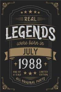 Real Legends were born in July 1988