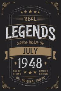 Real Legends were born in July 1948