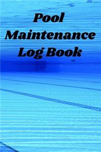 Pool Maintenance Log Book