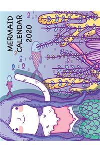 Mermaid Calendar 2020
