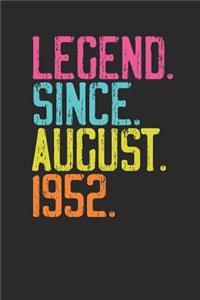 Legend Since August 1952