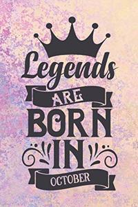 Legends Are Born in October