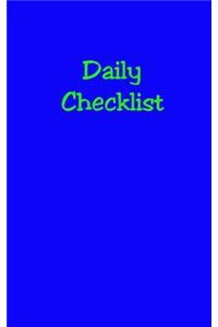 Daily Checklist