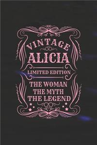 Vintage Alicia Limited Edition the Women the Myth the Legend