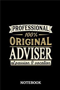 Professional Original Adviser Notebook of Passion and Vocation