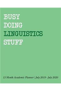 Busy Doing Linguistics Stuff