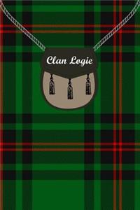 Clan Logie Tartan Journal/Notebook