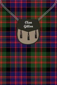 Clan Gillon Tartan Journal/Notebook