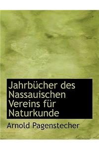 Jahrbucher Des Nassauischen Vereins Fur Naturkunde