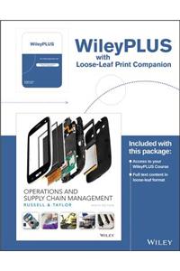 Operations and Supply Chain Management, 9th Edition Wileyplus Registration Card + Loose-Leaf Print Companion