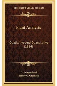 Plant Analysis