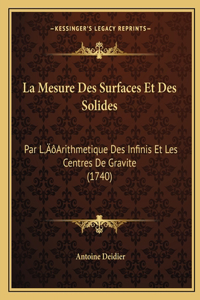 La Mesure Des Surfaces Et Des Solides