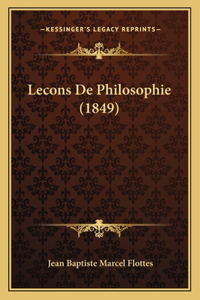 Lecons De Philosophie (1849)