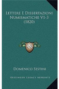 Lettere E Dissertazioni Numismatiche V1-3 (1820)