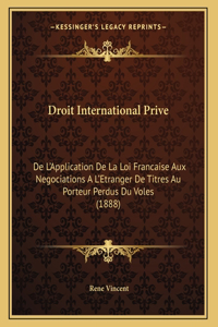 Droit International Prive