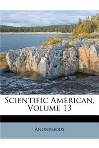 Scientific American, Volume 13