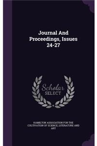 Journal and Proceedings, Issues 24-27