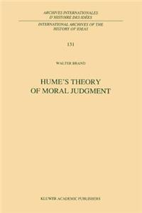Hume’s Theory of Moral Judgment